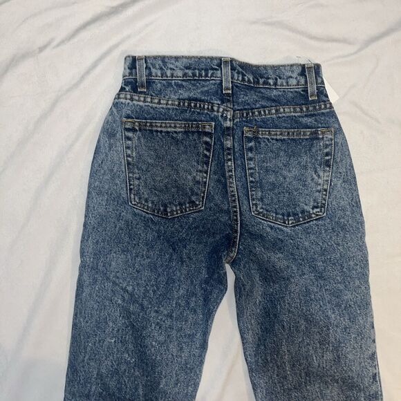 Womens American Apparel The High Waisted Jean Acid Wash Cotton Sz 25 NWOT - Picture 6 of 7